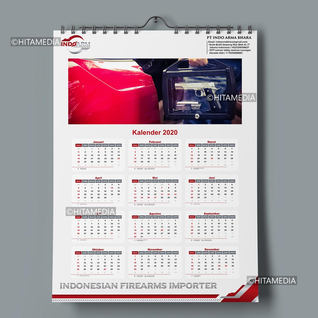 portofolio Harga Cetak Kalender Dinding 2021